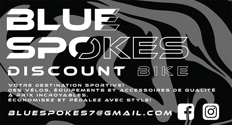 Blue spokes discount bike - Sponsor Roc Quercynois